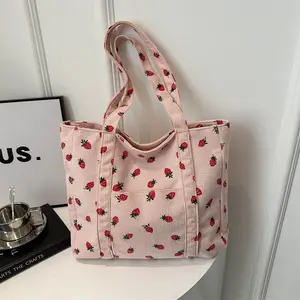 Strawberry Dreams Beach Tote Bag