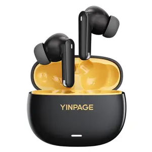 YINPAGE REAL 1 PRO In Ear Earbuds Wireless ANC 28dB Noise Cancelling Bluetooth Headphones for City Commute Workout IPX4 Waterproof Stereo Bass Pink Nothing Headphones Style