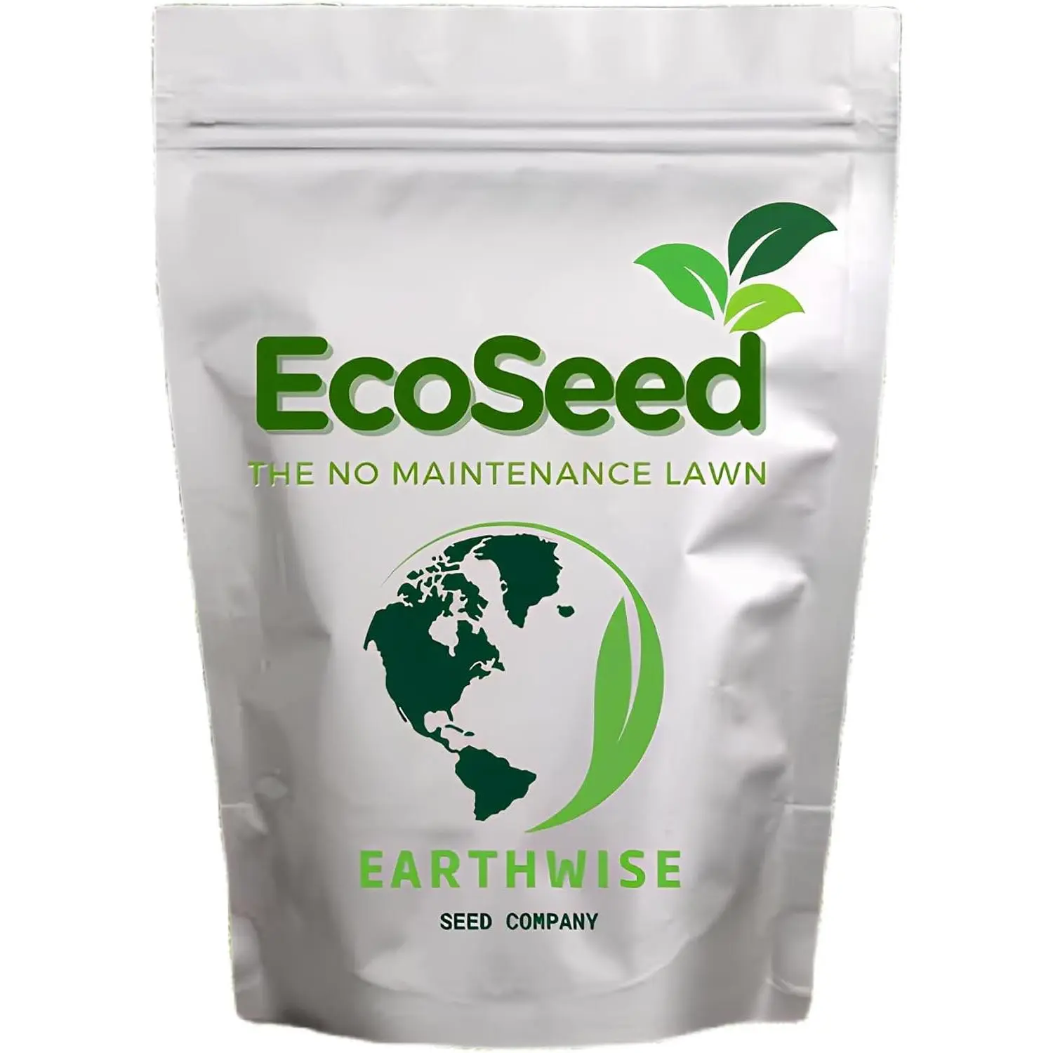 Earthwise EcoSeed Alternative Lawn Seed - 50lb, 10000 sq ft, Fine Fescue Blend (Creeping Red, Chewings, Sheep Fescue), Organic Seeds, Drought Tolerant, Shade Tolerant, Full Sun, Low-Maintenance, Natural Look, Zones 3-7