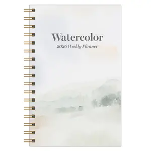 Franklin Planner Watercolor Weekly Wire-bound Planner Classic Jan 2026 - Dec 2026