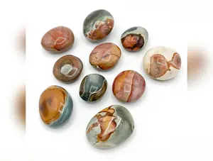 Polychrome Jasper Palm Stones | Wholesale