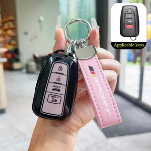 TPU Car Smart Key Case Cover Fit for Toyota 2018-2022 Camry Avalon Prius GT86 Accessories