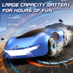 2.4G remote control concept car gesture sensing double spray stunt car light music science fiction car RC toy car