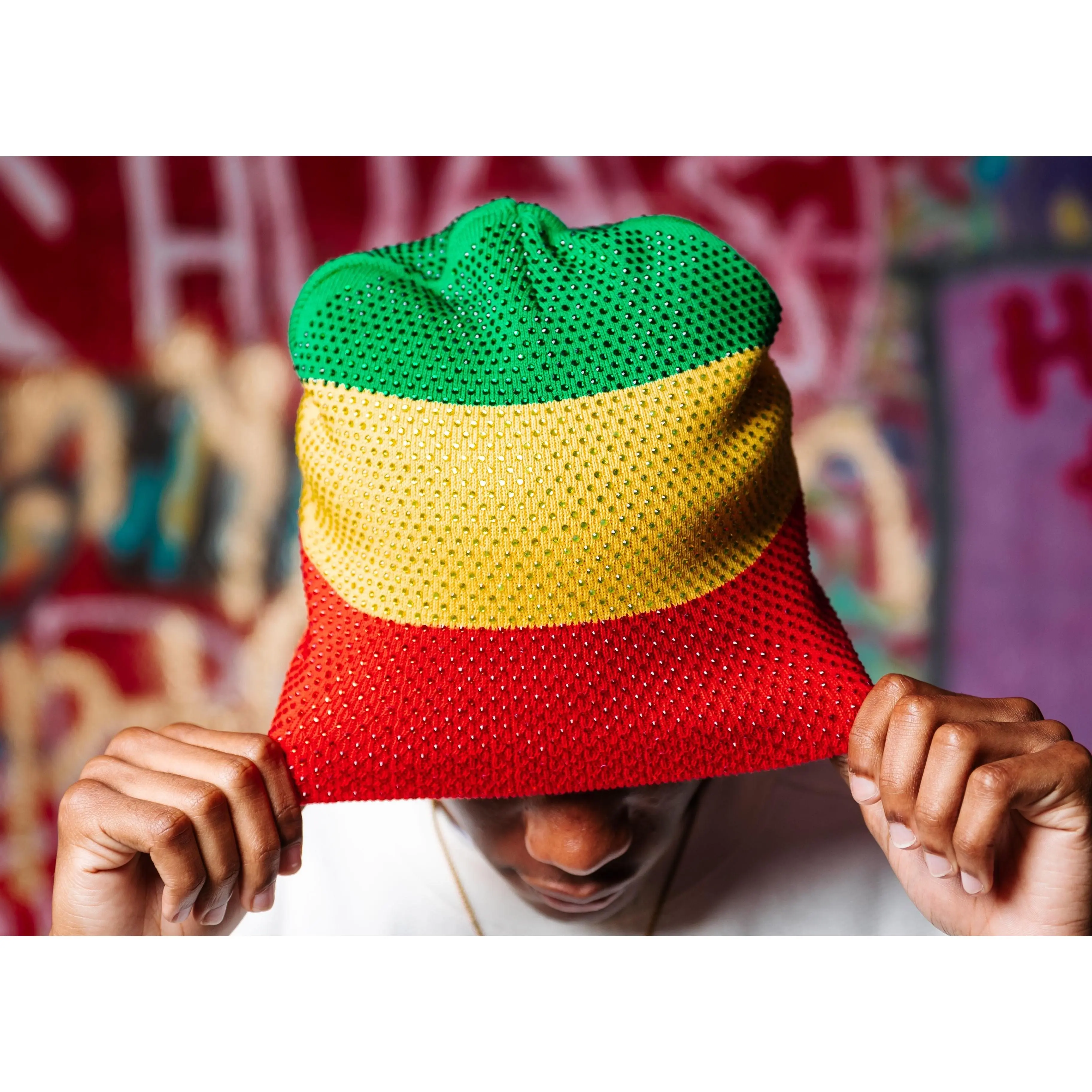 A RASTA GEMS BEANIE