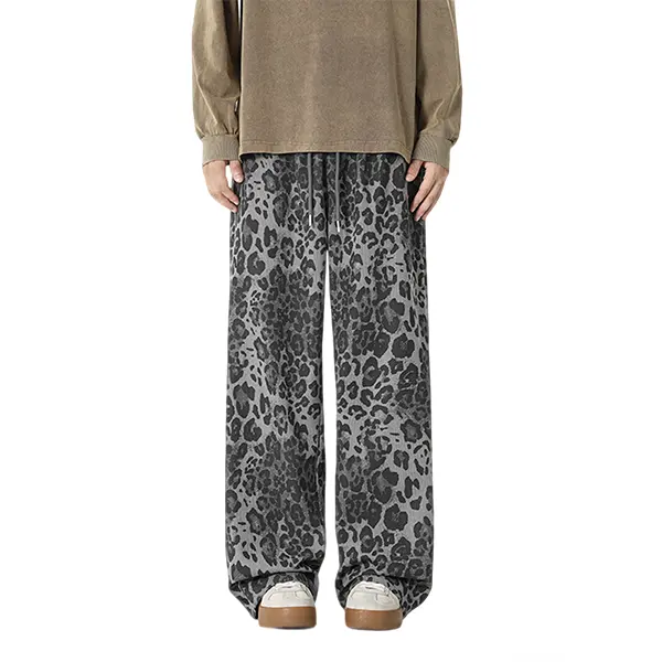 Light Gray Leopard Print