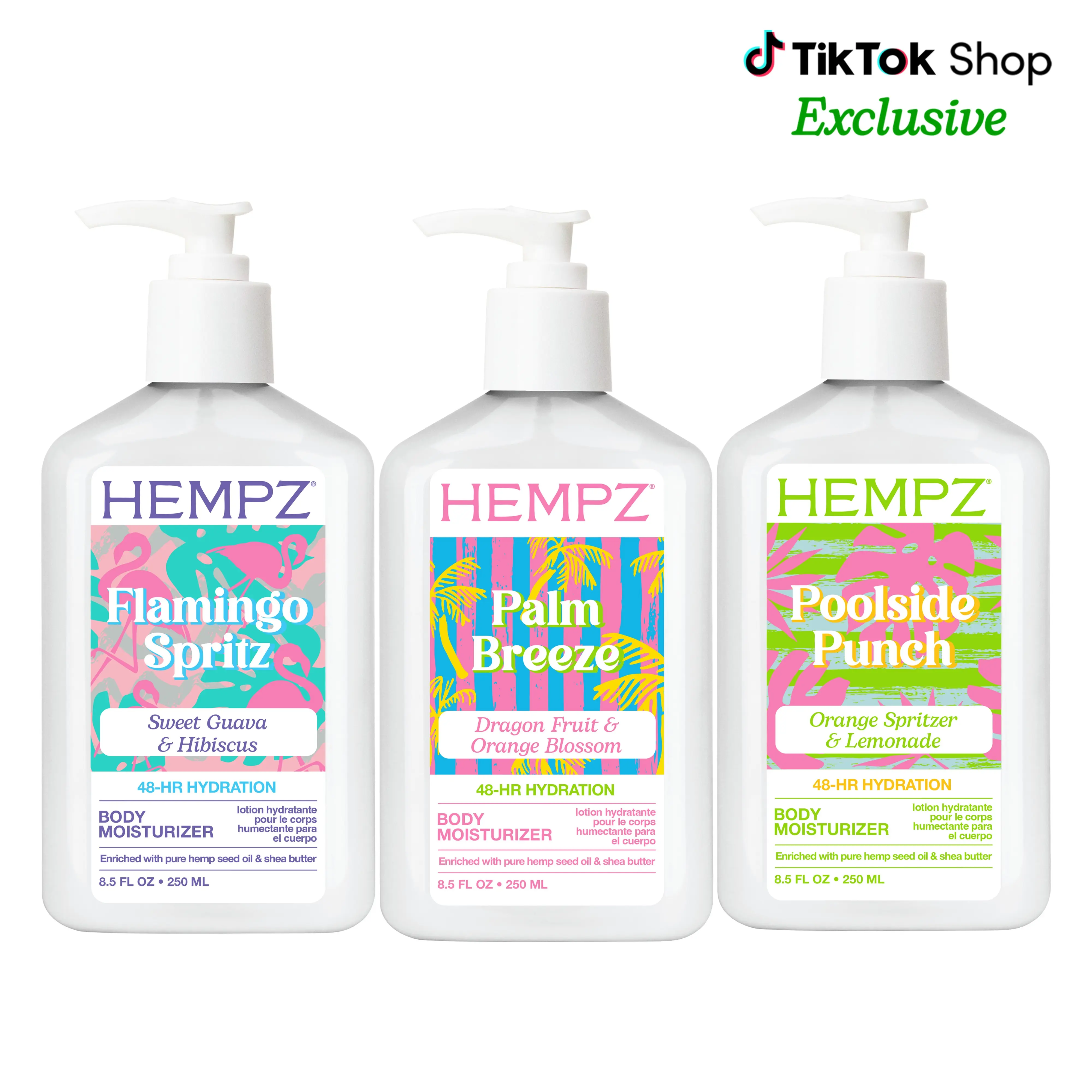 Hempz Exclusive Palm Springs Body Lotion Bundle