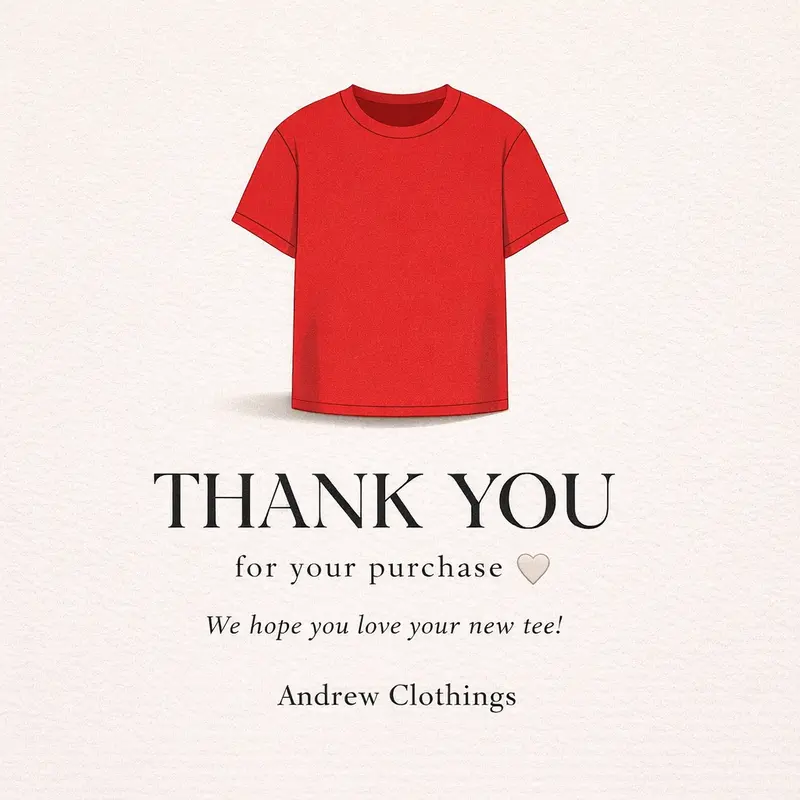 Summer Voucher Tee – Holiday Gift Outfit, Returning Customer Reward Coupon Shirt – Andrew Clothings