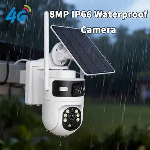 4G Solar Camera: Truly Wireless Freedom 8MP Ultra-Clear Video Quality Without WiFi or Power All-Terrain Surveillance for Rural Sites & Wilderness Mobile Remote Real-Time Intercom + Human-Shape Tracking 365 Days of Uninterrupted Power Protection