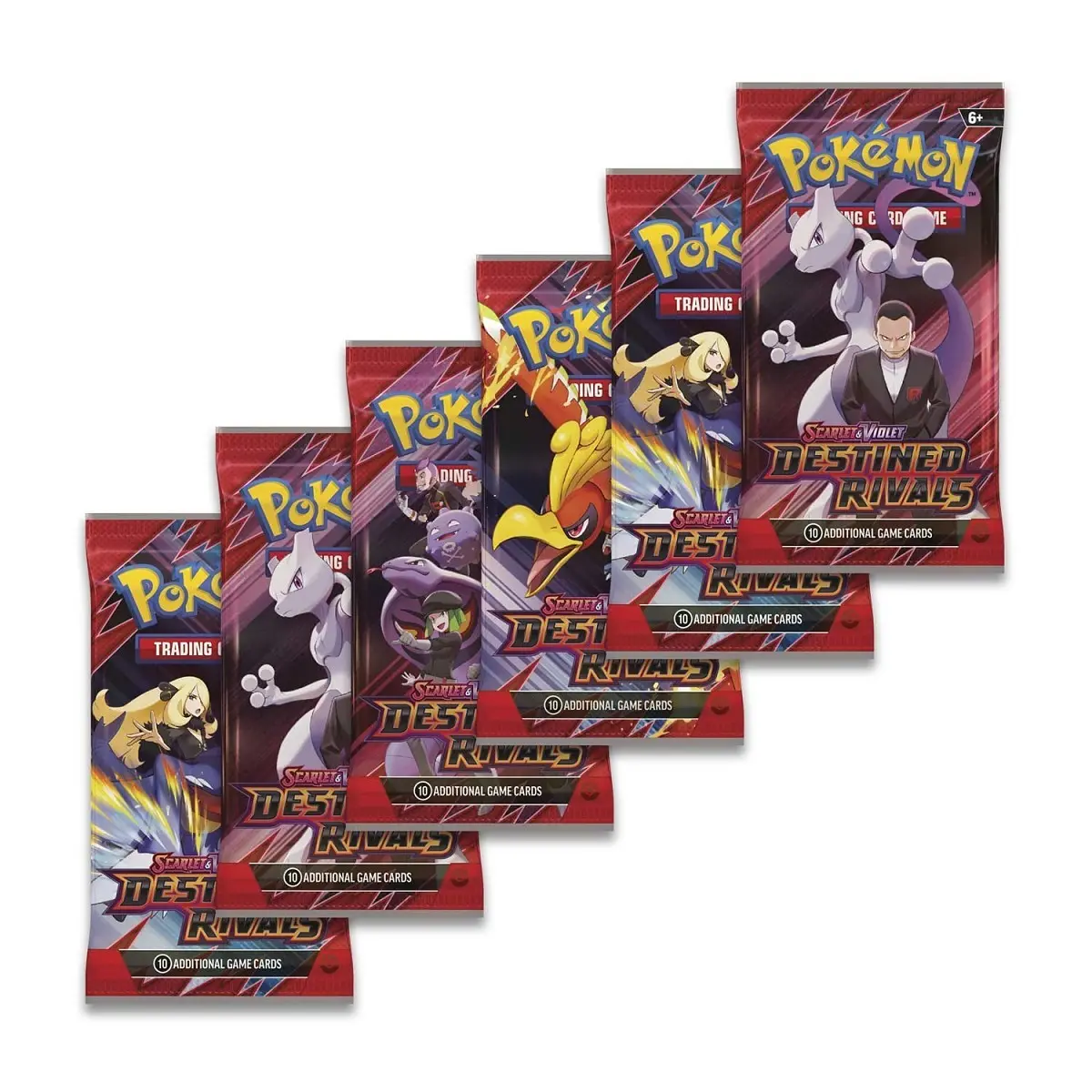 10 Pack Lot - Destined Rivals Booster Packs [Pokemon TCG] - TikTok Shop