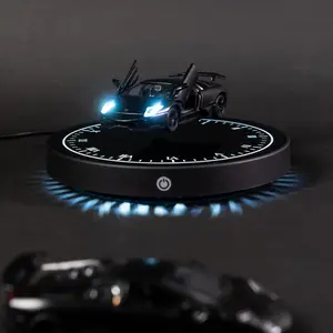 Levitating Display Model Car, 360 Degree Rotating Display Stand Small Car Decoration, Spinning in Air Freely for Unique Presents, Room Decor, Office Desk Tech Toy Magnetic Organiser neon led signs color organ lamp gaming decor