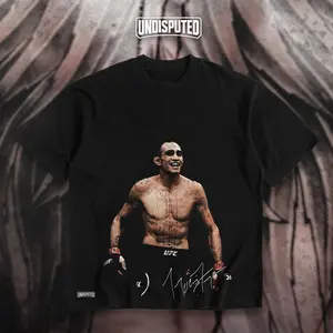 UNDISPUTED Tony Ferguson Wings Signature Heavy Cotton T-shirt MMA Shirt El Cucuy Fan Apparel UFC Tee DTG Printed