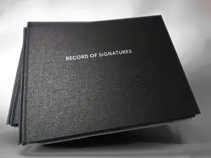 Professional Notary Journal Hardbound Record of Signatures for Loan Signings Estate Plans & Legal Documents 195 Pages Sturdy Durable Cover