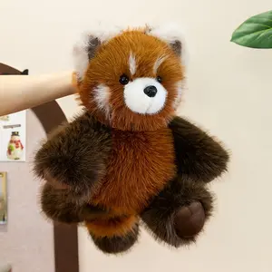 Cute Forest Raccoon Plush Toy, Super Fluffy & Huggable, Soft Stuffed Animal, Kawaii Nursery Decor, Birthday Gift for Kids & Adults