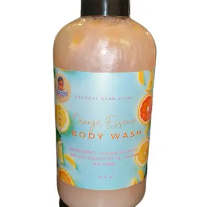 Orange essence body wash with real orange peels