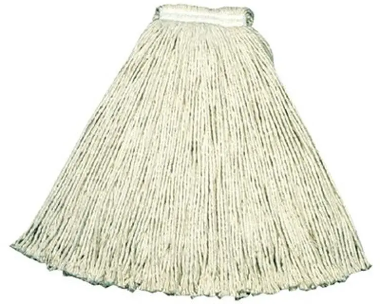 212 MAIN Cleaning Floor Mop - Rubbermaid Commercial 640-V118-00-WH White Home Care Accessory with #24 1-Inch Value-Pro Cotton Mop Head for Floor Cleaning