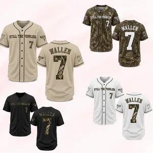 #7 Wallen Baseball White Jersey, Country Music Shirt For Unisex, Tour 2026 Fan Gift, Still The Problem Tour 2026 Short Sleeve Shirt, MW Fan Merch