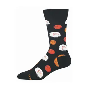 Shooting Hoops Crew Socks - Mens