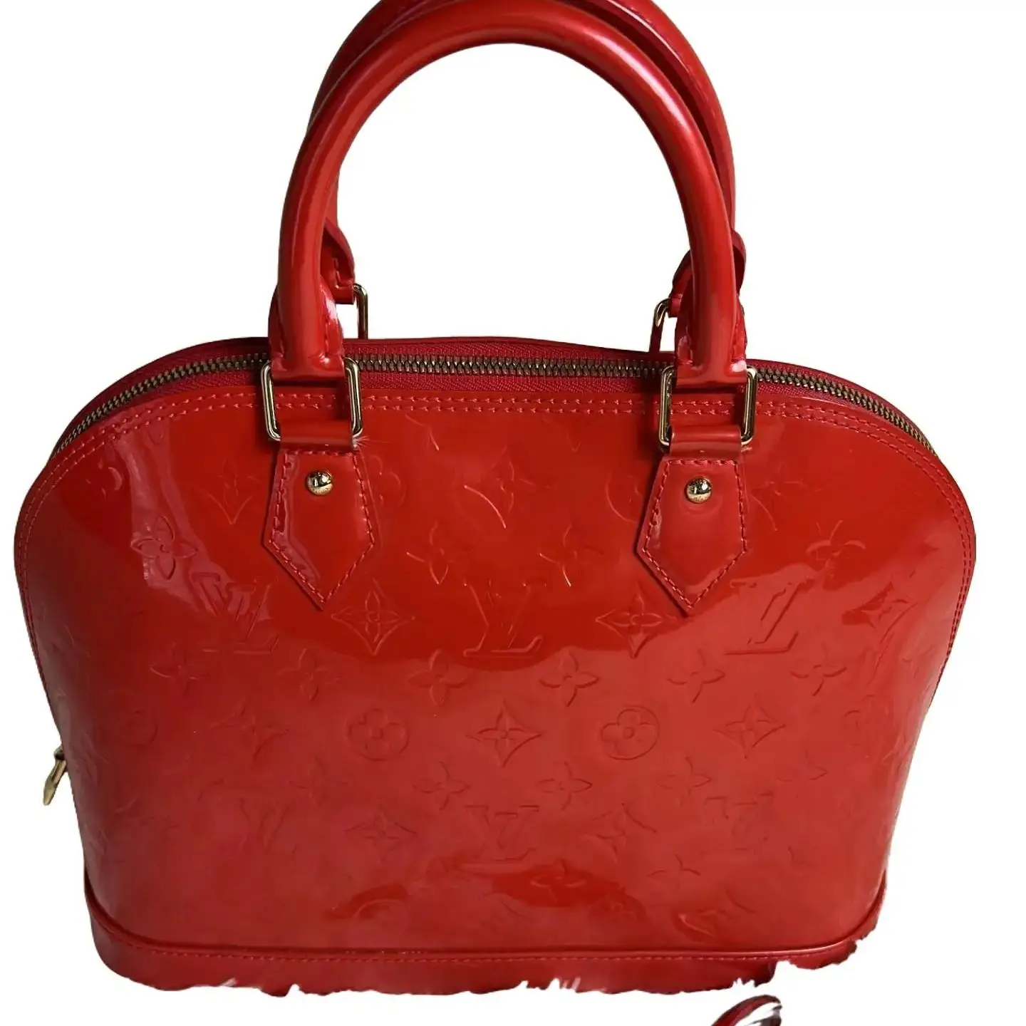 Pre-owned Louis Vuitton Leather Tote Bags Monogram Vernis