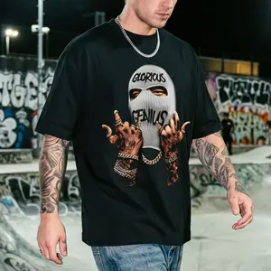 3D Digital Print HipHop Rap Star T‑Shirt – Men’s Summer Streetwear, High‑End Crew Neck Short Sleeve Casual Top, Rap Tee