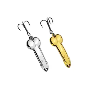 2026 New 2 Pcs Funny Top Water Bass Fishing Lures Spinner Baits Fish Hooks Freshwater Saltwater Universal Fishing Gear Equipment for Men
