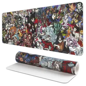 Anime Waterproof Mouse Pad 11.8inch x 31.5inch Cartoon Design for Daily Use Durable Easy Cleaning Mousepad