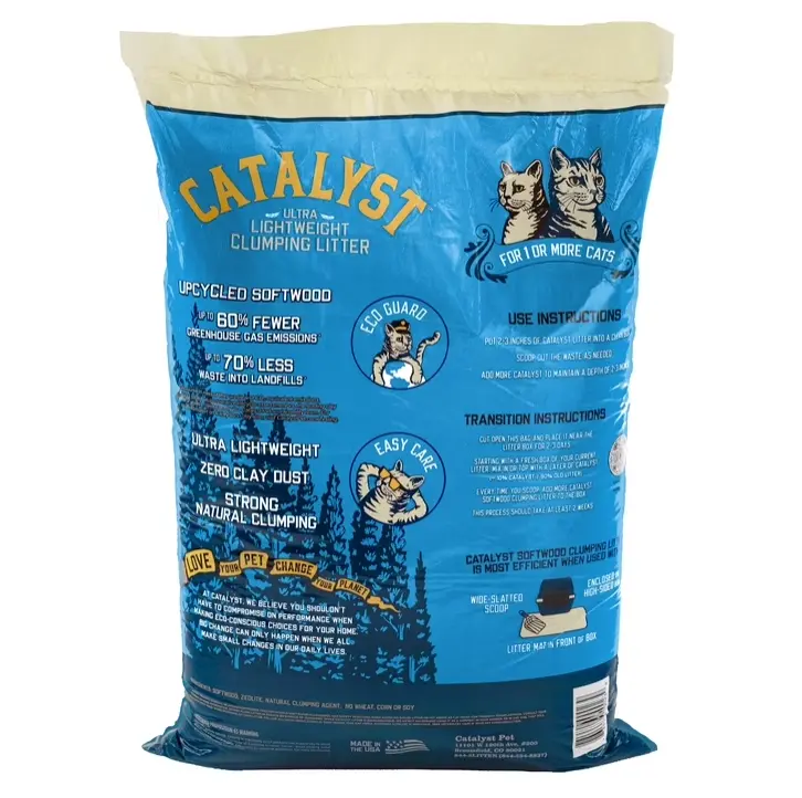 Catalyst Pet Softwood Natural Clumping Cat Litter Unscented Formula, 34 lb Catalyst Pet Softwood Natural Clumping Cat Litter Unscented Formula, 34 lb