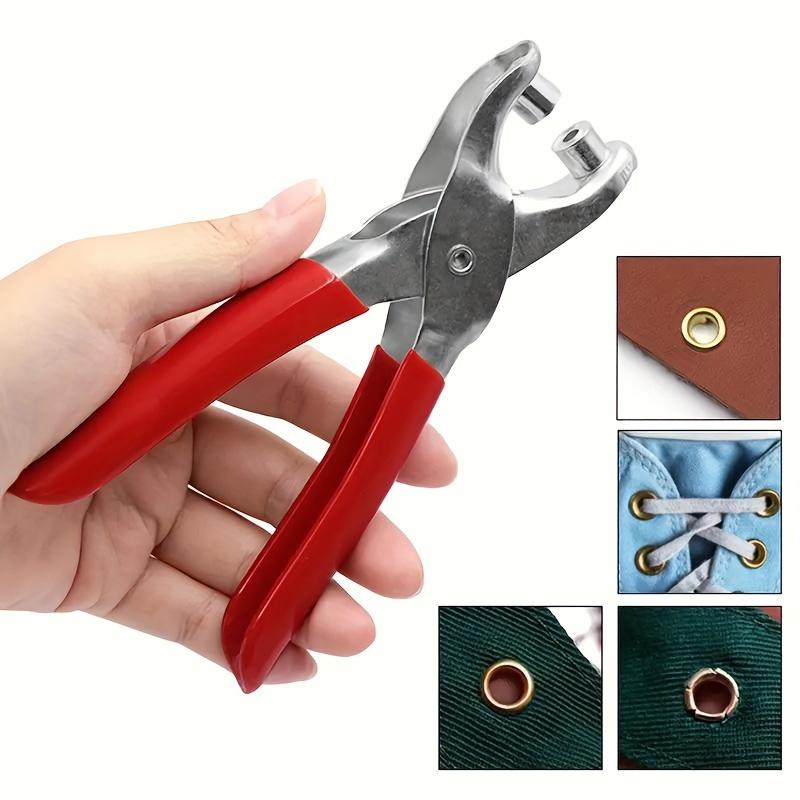101pcs 4.5mm Golden Grommet Tool Kit - Professional DIY Eyelet Punch Pliers Set for Faux Leather, Fabric, and Belt with 100 Metal Eyelets, Washers, and Portable Hand Press - Ideal for Tarp Hole Punch, Rivet Press, and Crimper Tasks Sewing Tools