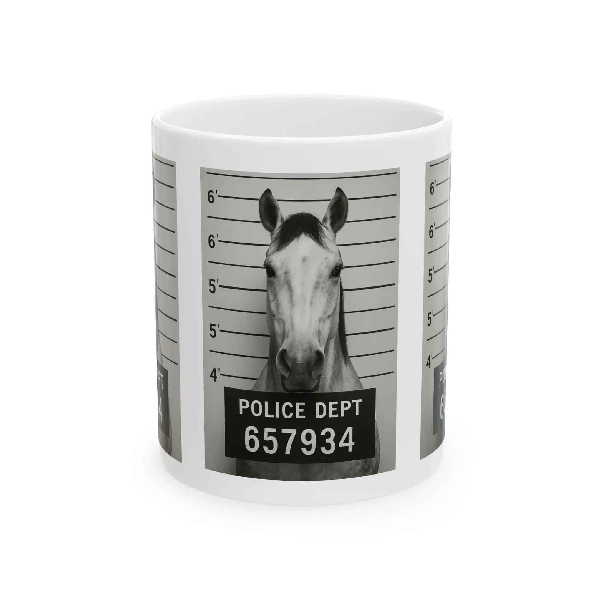 Humorous Horse Mug, Funny Gift for Coworkers, Unique Coffee Cup, Equestrian Lover Present, Novelty Drinkware