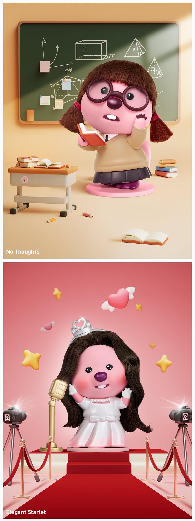 POP MART ZANMANG LOOPY’s Moments Series Figures, Blind Box, Mystery Box