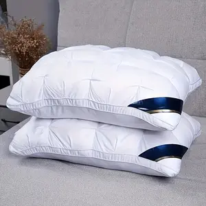 Luxury Hotel Quality King Size Pillow, Deep Sleep Neck Support, High Density Anti-Drop, All-Season Use, Hypoallergenic Polyester Cover