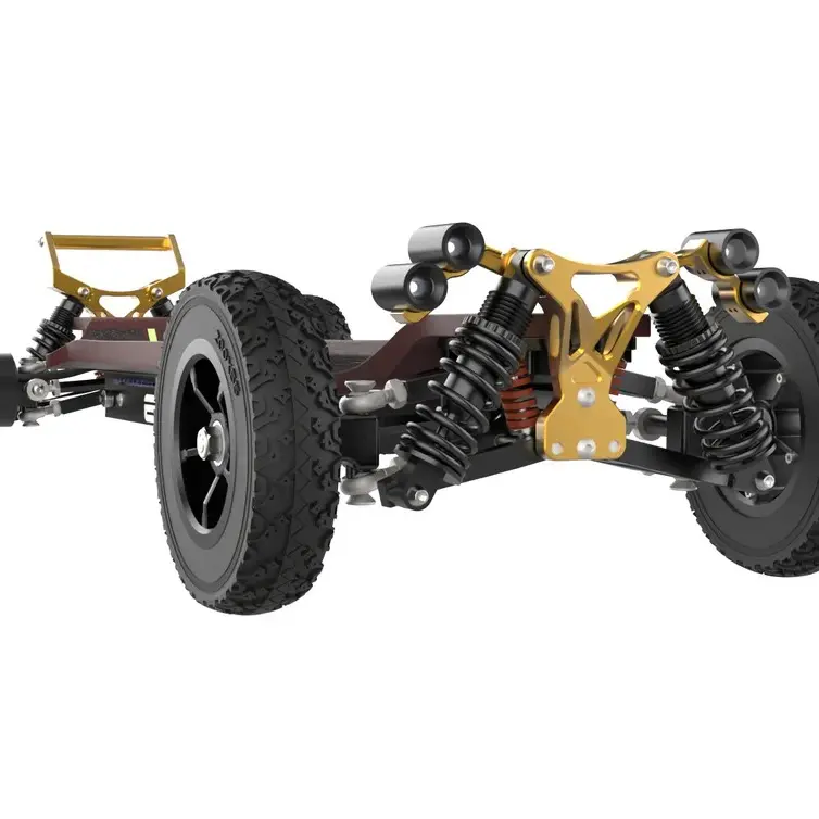 Ecomobl M24 Off-Road Electric Skateboard - Unisex, Adult Fit, 2WD 2-Wheel Drive, 14S4P Power Configuration, Skateboard Deck, Real Suspension, 24 Months Warranty
