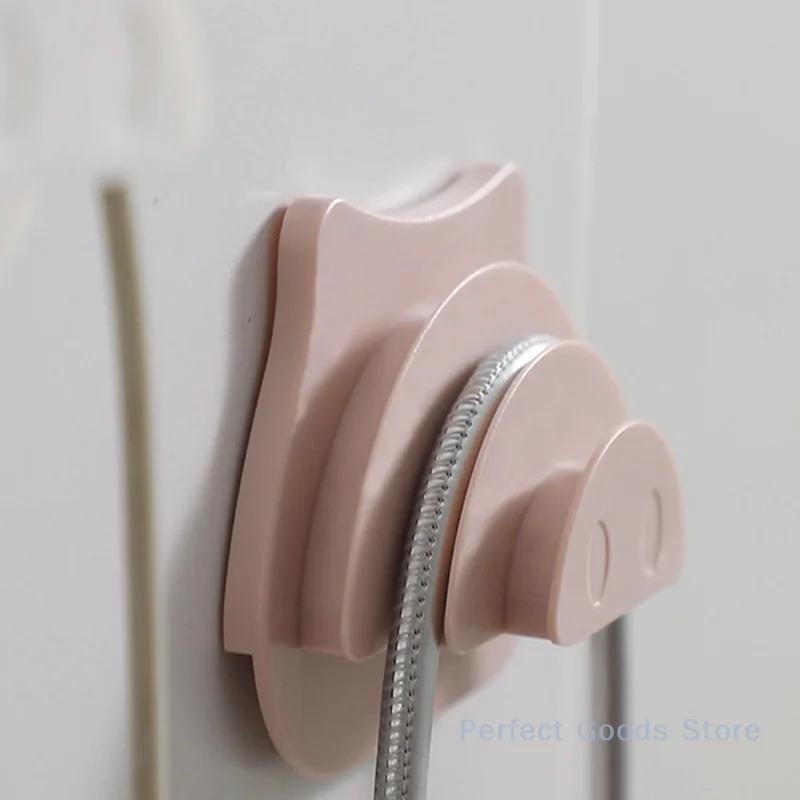 Cute Pig Shaped Wall Hooks Multilayer Self Adhesive Bag Skipping Rope Headphone Data Cable Hook Storage Holder Door Back Hanger