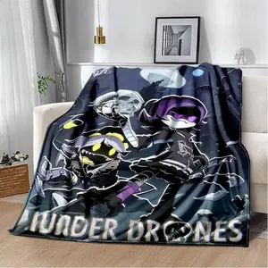 Murder-Drones Cartoon Printed blanket Warm Fleece Throw Blanket Soft and comfortable Bed Blankets for Couch linings cubre cama The Ideal Holiday Gift