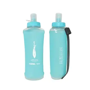 Sports Water Bottle Flexible Reusable Water Bottle Expandable Water Bottle Squeeze Water Bottl Gym Water Bottle with Nozzle For Does not apply