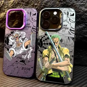 Anime Pirate L-Luffys  Inspired Phone Case – Cool Ma-nga Hero Aesthetic Matte Cover for iPhone 17 Air 16 15 14 13 12 11 Pro Max Plus
