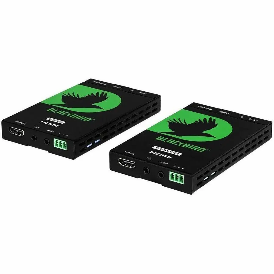 Monoprice Blackbird 4K Pro HDBaseT Extender Kit, IR, PoC, RS232, HDCP 2.2