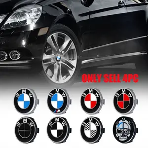 4Pcs 56/60/65mm Car Wheel Center Hub Caps Cover Rim Sticker For BMW 1 2 3 4 5 6 7 Series E46 E85 E60 E28 E39 E30 E36 E53 E87 E90 E70 X1 X2 X3 X4 X5 X7 M3 M4 M5 M6 M Performance F20 F10 F15 F30 G30 G32 G01 G02 G05 G06 G07 G26 G23 G22 G08 G16