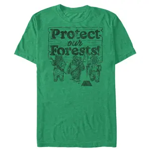 Men's Star Wars Ewok Protect Our Forests T-Shirt