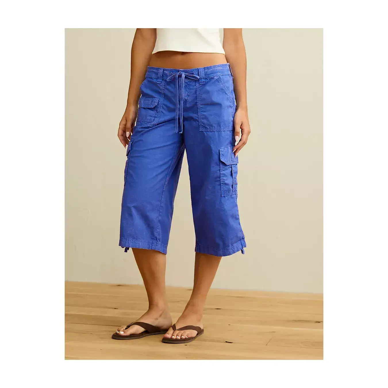 AE Super Low-Rise Baggy Capri Pant
