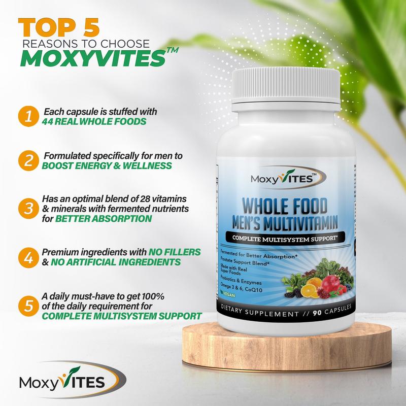 Methylated Multivitamin for Men with 44 Whole Foods