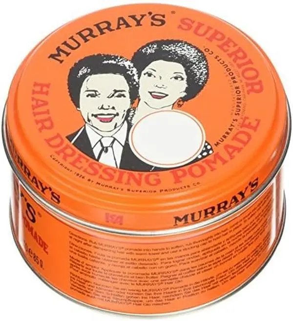 MURRAY'S Pomade, Texturizing Hair Styling Formula for Textured Hair, Classic Hold and Style for Adults, 3 oz Jar, Murrays Pomade