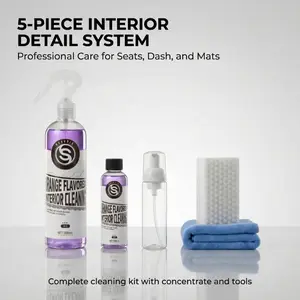 Car Interior Detailer and Protectantwith UV Protection Against Cracking andFading, Car Interior Maintenance & Cleaning,Non-Greasy, Satin Finish，Car cleaning spray， car cleaning kit
