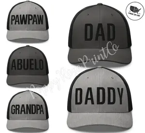 Custom Embroidered Dad Hat, Grandpa Trucker Cap, Gift for Dad, Fathers Day