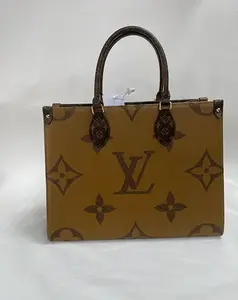 Pre-owned Louis Vuitton vcoated canvas Tote Bags onthegoMM