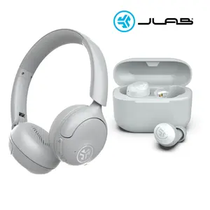GO Lux Noise Cancelling Headphones & GO POP+ Cloud White Gift Set