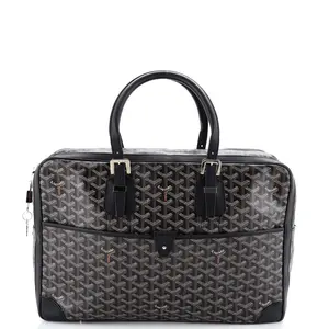 Pre-owned Goyard Canvas Coated Top Handle Bags Ambassade Briefcase Coated Canvas MM by Rebag
