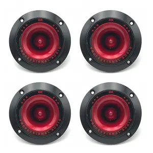 2/4Pcs 3 Inch Piezoelectric Tweeter Audio Speaker Treble Ceramic Piezo Loudspeaker for Hi-Fi System Car Audio Bass Speaker Theater Home