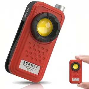 SUOMAX Mechanic Work Light，Rechargeable LED 600LM Flashlight, Under Hood Mechanic Light for Car Repair, Pocket Work Light Gooseneck Lamp,Dual Head Lamp, Magnetic Clip Aluminum Alloy Spotlight,for Repair Outdoor Camping Emergency