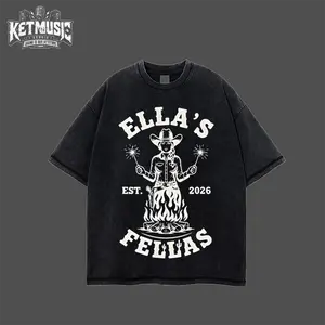 [KetMusic Studio] Retro ELLA FELLA Graphic Trendy Tee #14 , Langley Tshirt , Country Rock new Album 2026 Shirt & Hoodie , Country Music Gift for Fans Men Women hoodie