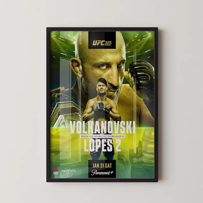 Fight Night Poster, Sports Poster,  Wall Art, Bedroom Posters